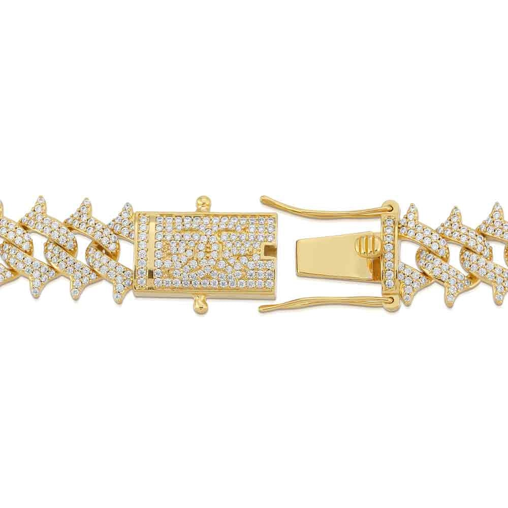 Iced Spiked Chain – Crazycoolchain