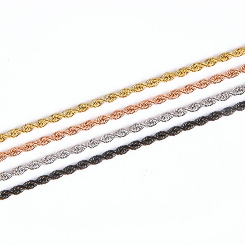2 5mm Rope Chain 2-5mm Rope chain – Crazycoolchain