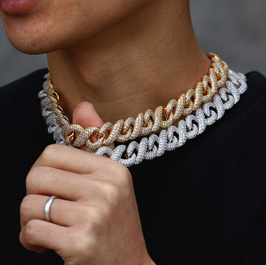 15mm Iced Out Infinity Chain – Crazycoolchain